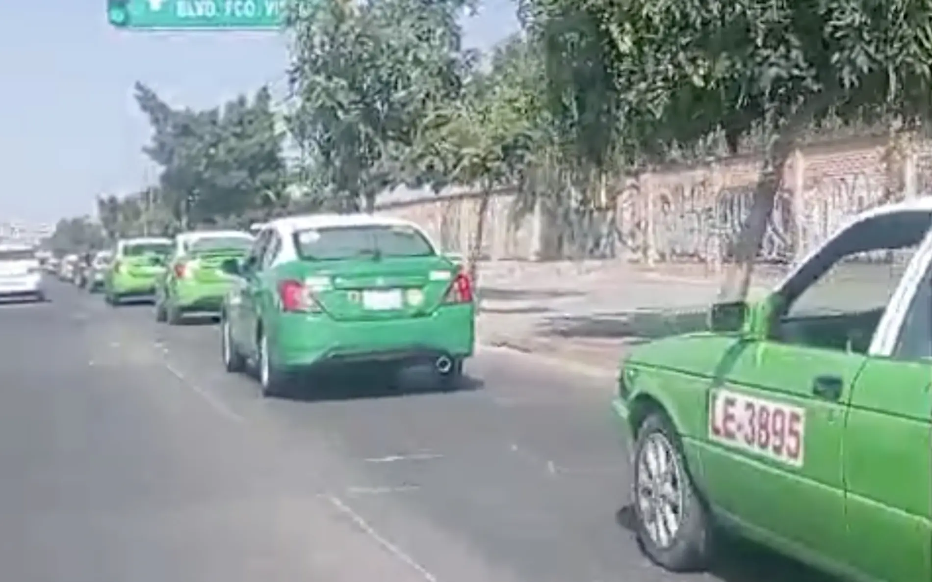 Captura de pantalla - Caravana de taxis